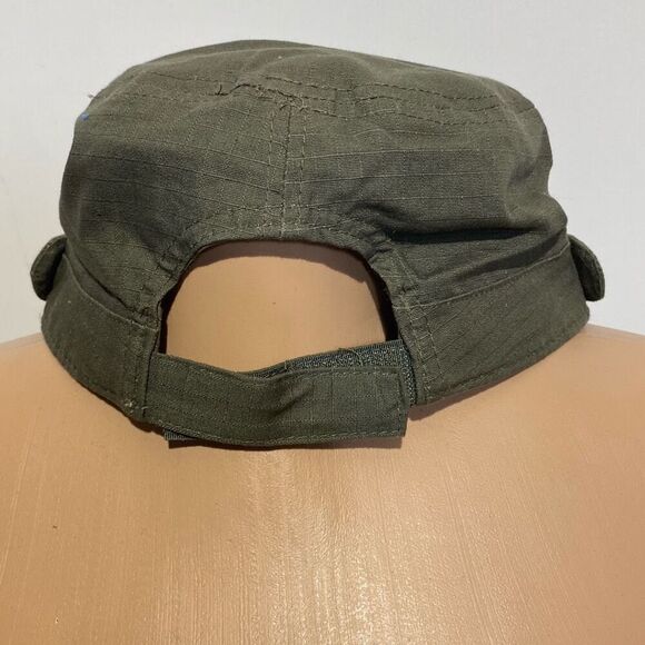 Bio-World Merchandising Men's Olive Green Side Button Tab Cadet Hat One Size - Picture 3 of 11